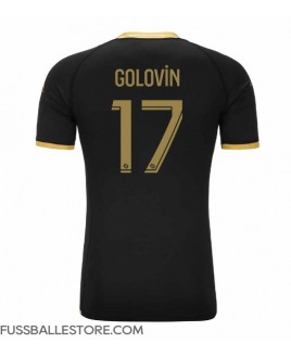 Günstige AS Monaco Aleksandr Golovin #17 Auswärtstrikot 2023-24 Kurzarm